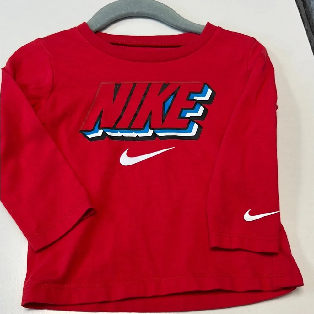 Nike‎ Kids Red Long Sleeve Shirt